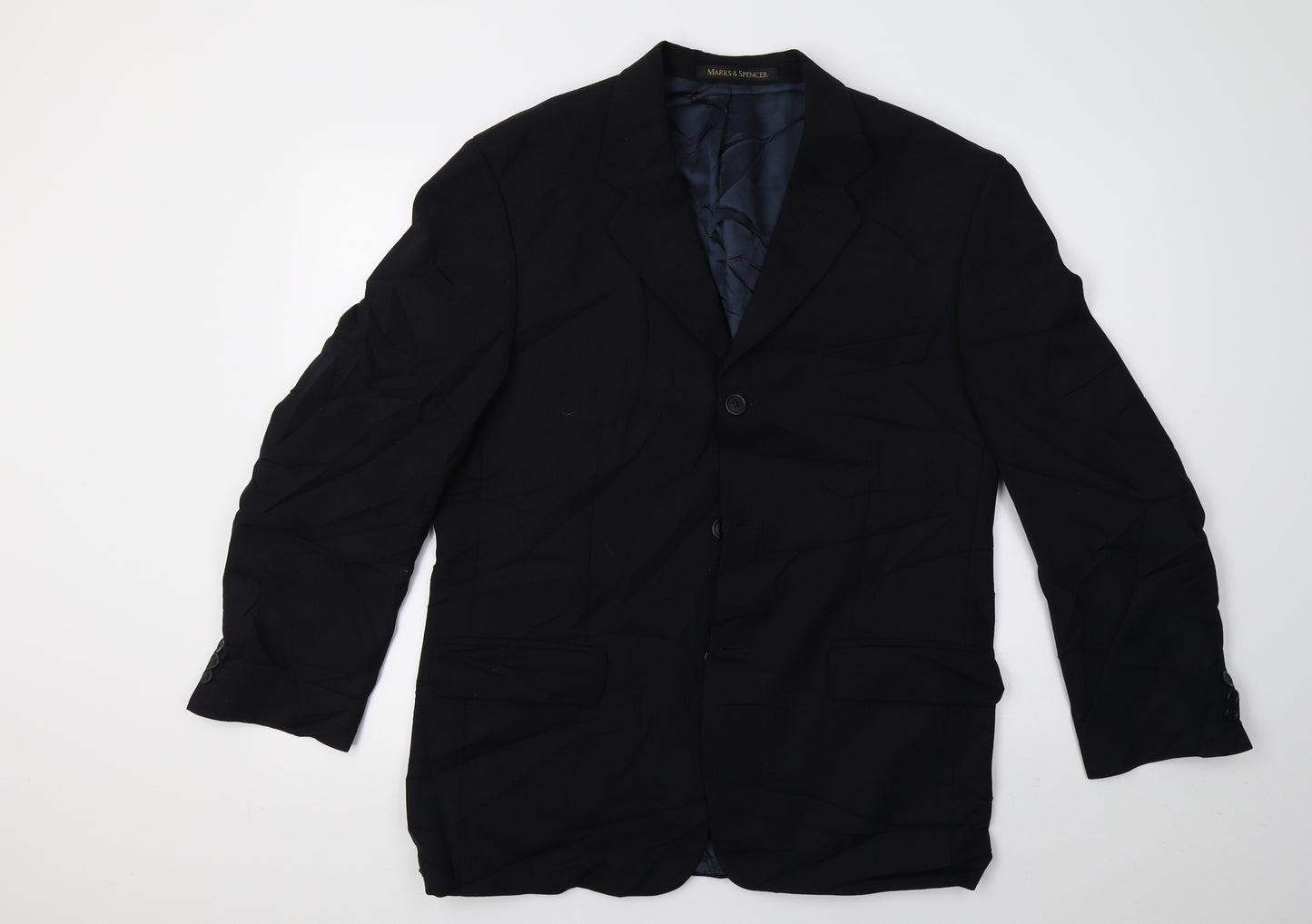 Marks and Spencer Mens Blue   Jacket Blazer Size 40