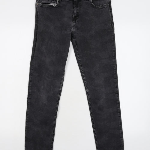 Hoxton Womens Black   Skinny Jeans Size 10 L28 in