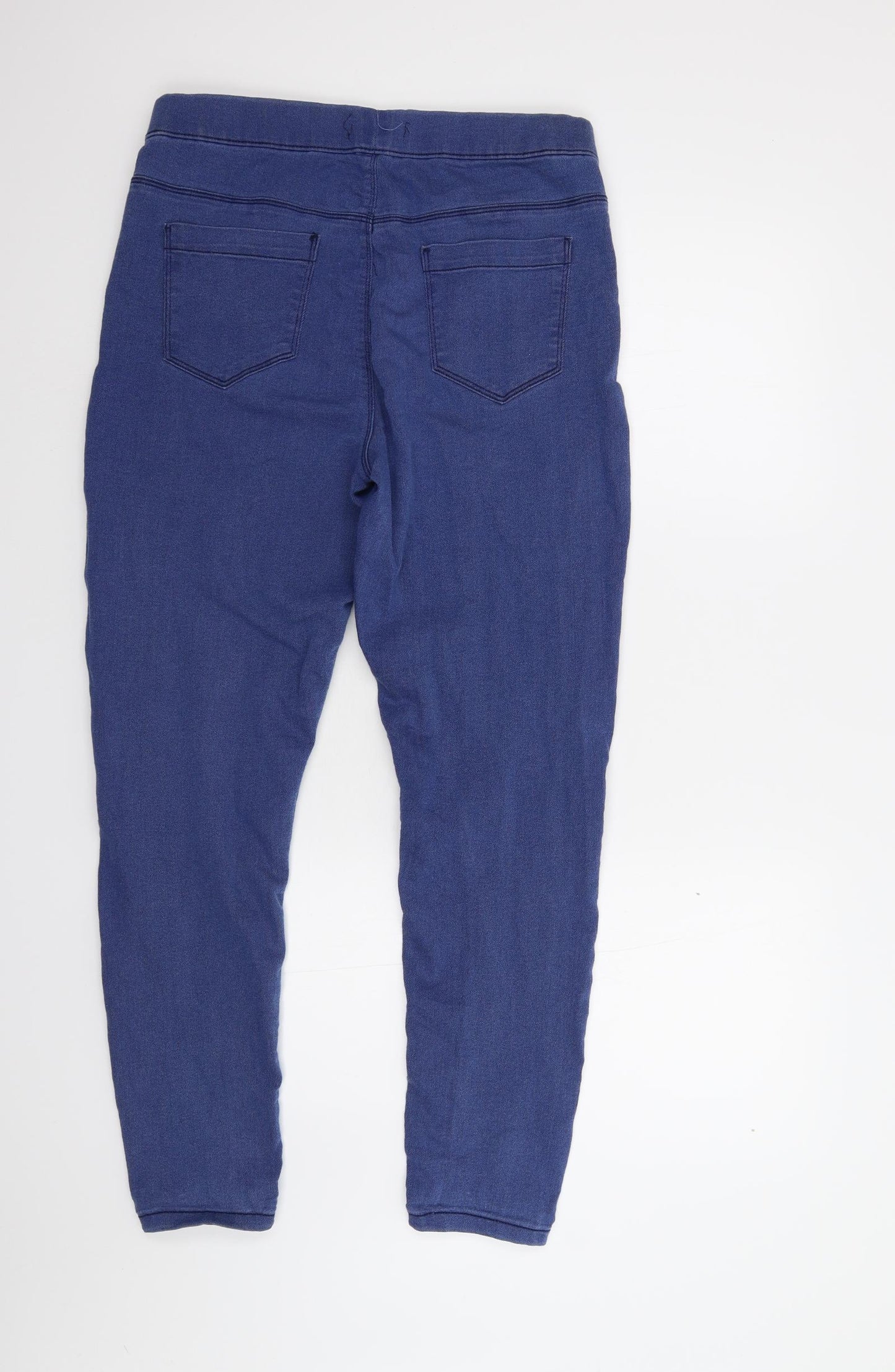 Pep & Co Womens Blue  Damask Jegging Leggings Size 16 L28 in