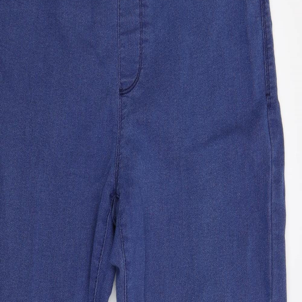 Pep & Co Womens Blue  Damask Jegging Leggings Size 16 L28 in