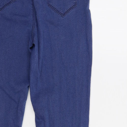 Pep & Co Womens Blue  Damask Jegging Leggings Size 16 L28 in