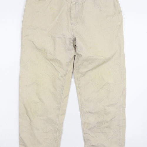 Little River Womens Beige  Denim Straight Jeans Size 10 L23 in