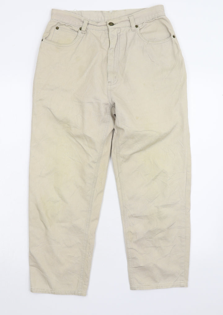 Little River Womens Beige Denim Straight Jeans Size 10 L23 in