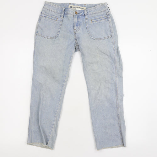 Gap Womens Blue  Denim Cropped Jeans Size 6 L23 in