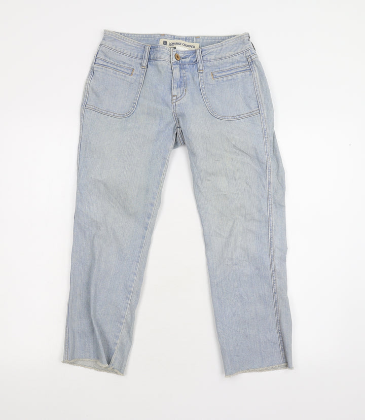 Gap Womens Blue Denim Cropped Jeans Size 6 L23 in