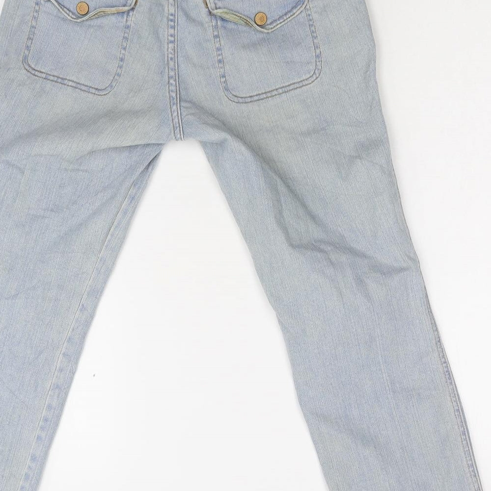Gap Womens Blue  Denim Cropped Jeans Size 6 L23 in
