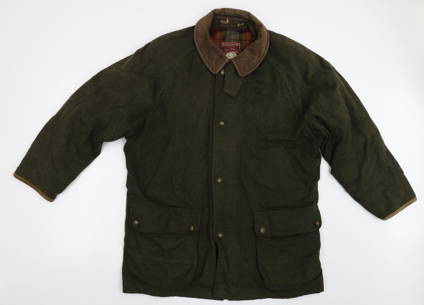 Schneiders of Salzburg Mens Green  Tweed Jacket  Size XL
