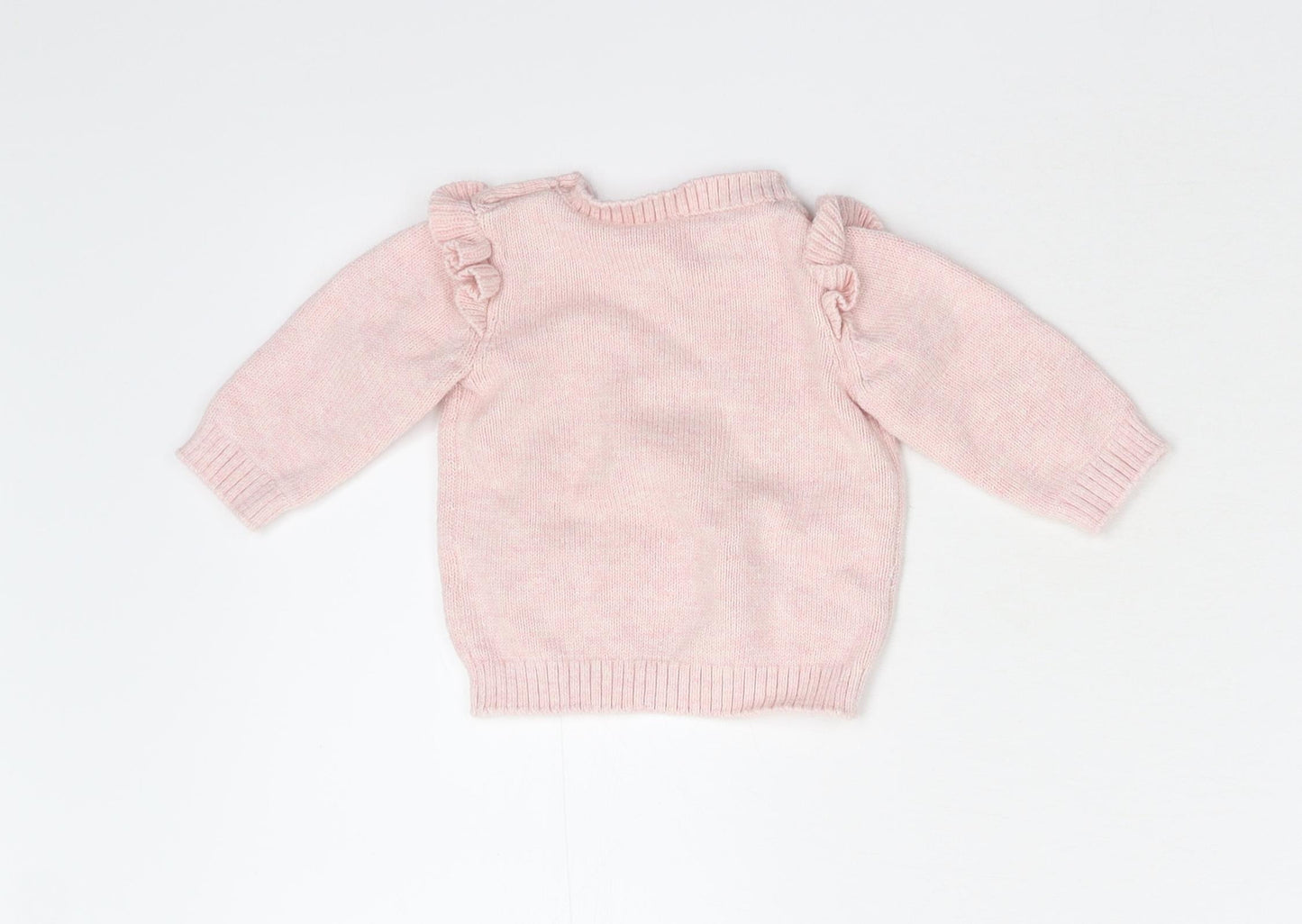TU  Pink  Knit Pullover Jumper Size 0-3 Months