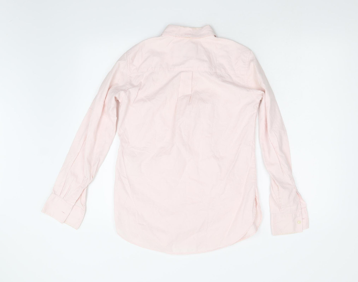 PINK Womens Pink   Basic Button-Up Size 8