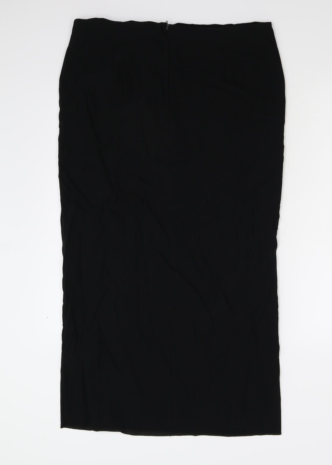Dorothy Perkins Womens Black   Straight & Pencil Skirt Size 16