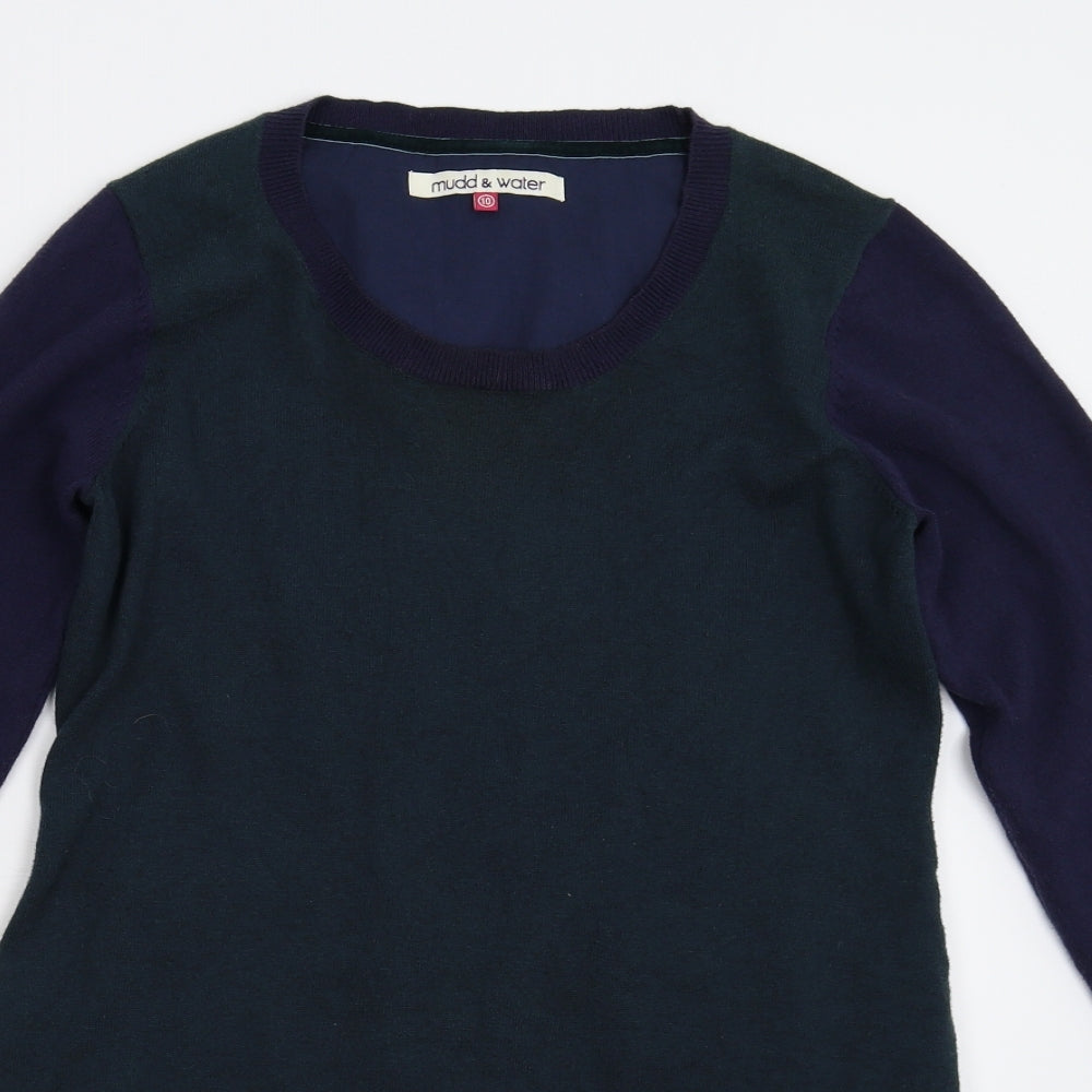 Mudd 7 Water Womens Multicoloured  Knit Tunic Jumper Size 10