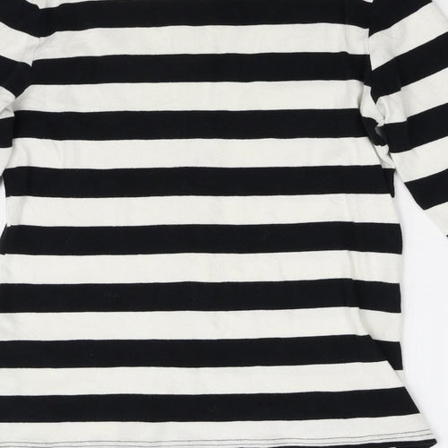 Dorothy Perkins Womens Multicoloured Striped Knit Basic T-Shirt Size 12