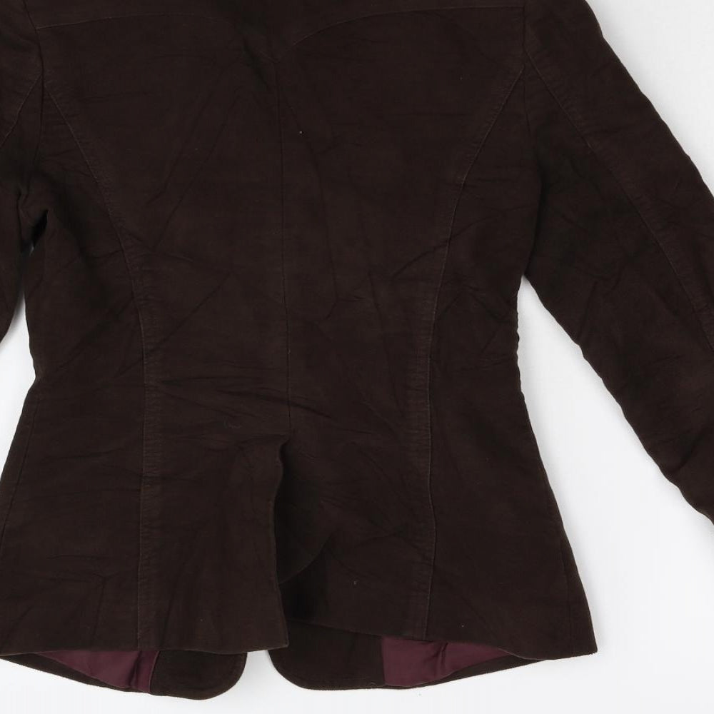 Topshop Womens Brown   Jacket  Size 12