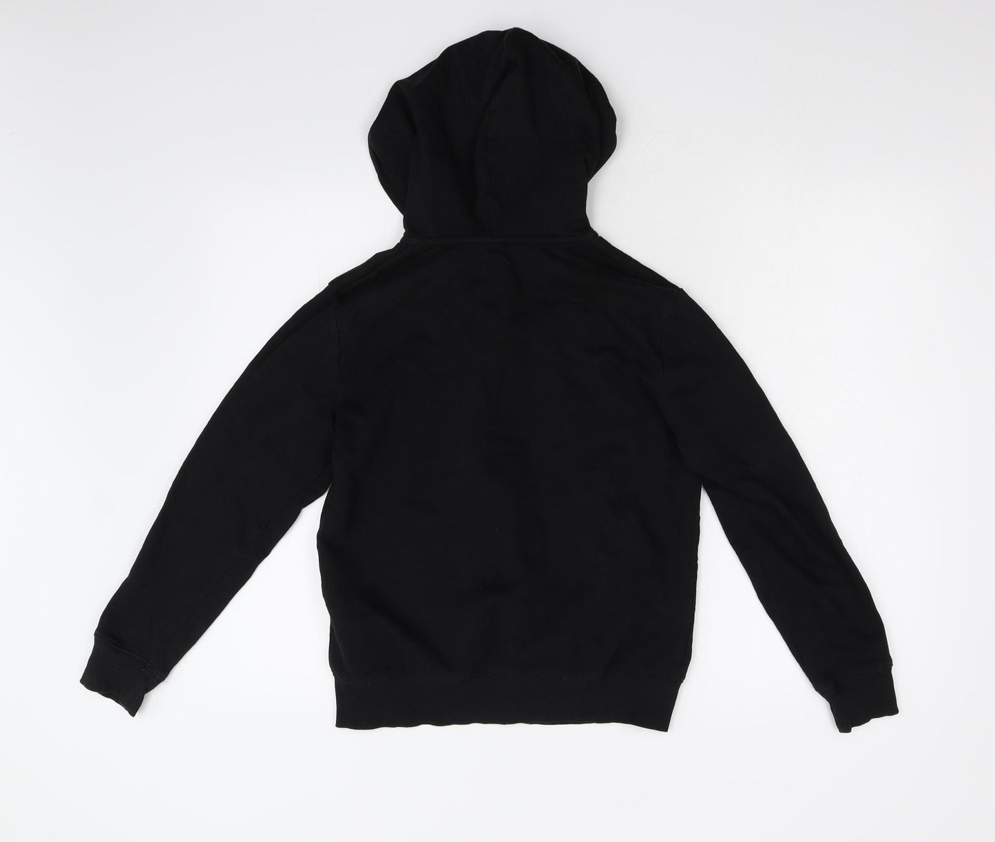H&M Boys Black  Fleece Full Zip Hoodie Size 10-11 Years
