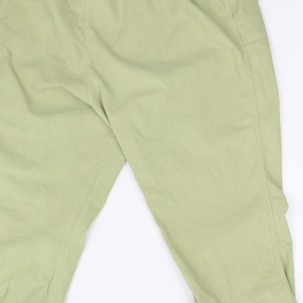 Bonmarché Womens Green   Capri Trousers Size L L22 in