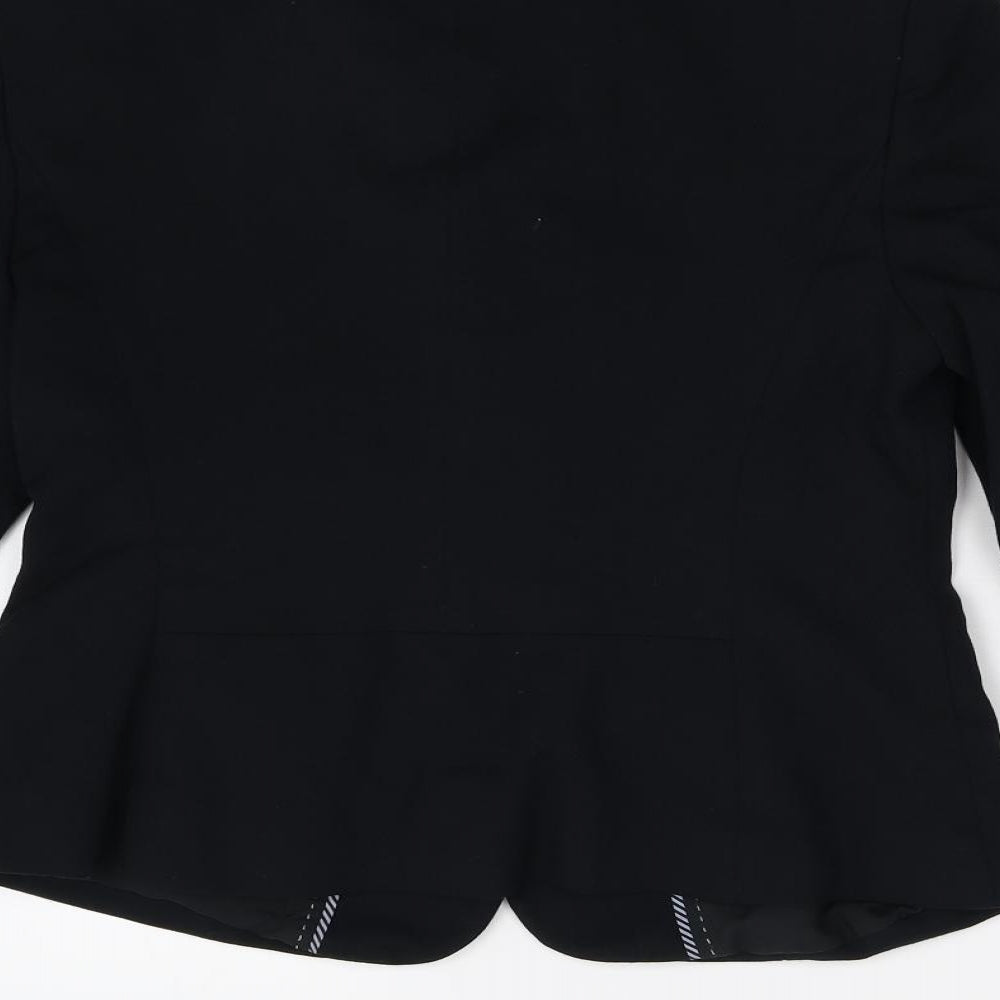 M&S Womens Black   Jacket  Size 10