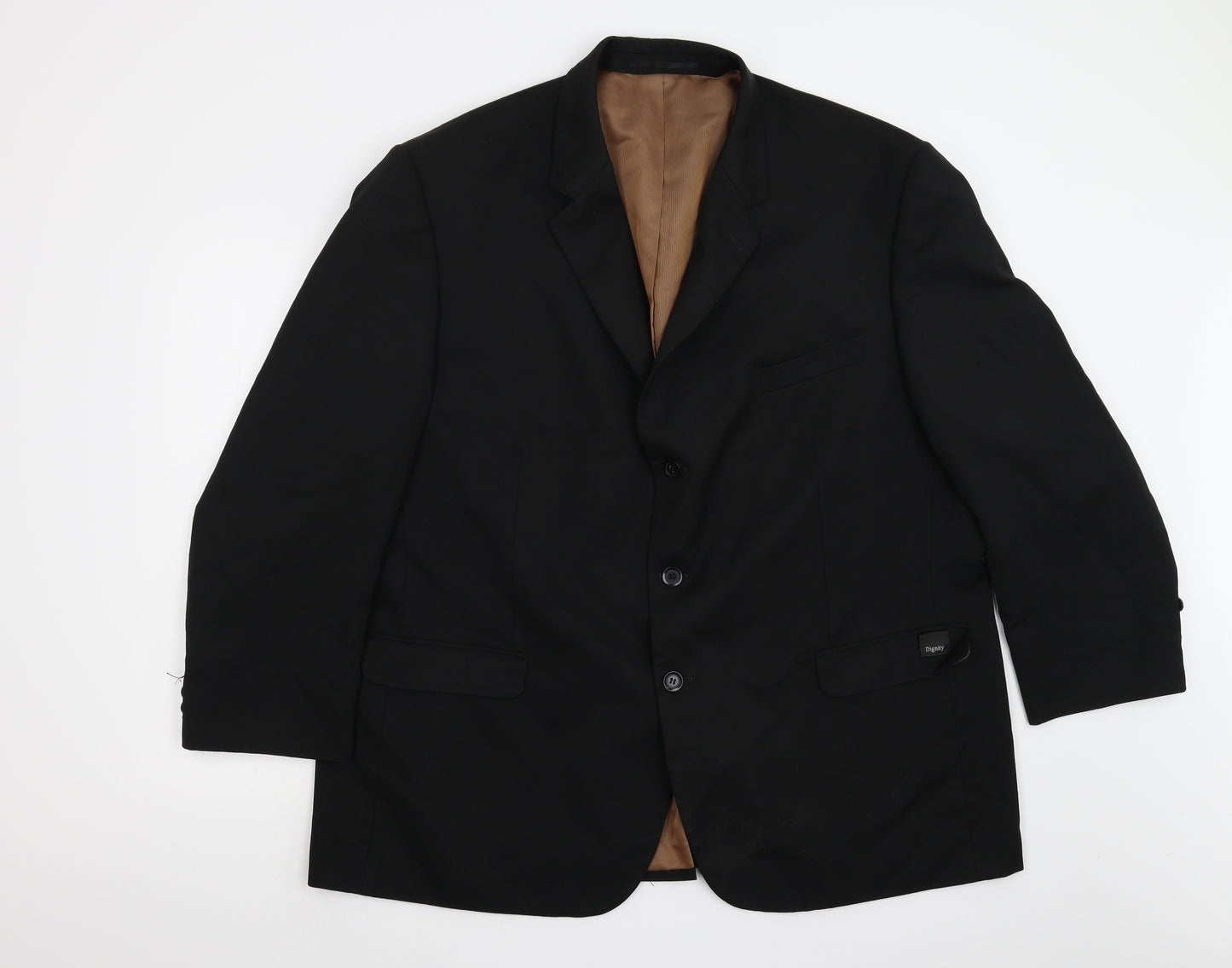 Brook Taverner Mens Black   Jacket Blazer Size XL