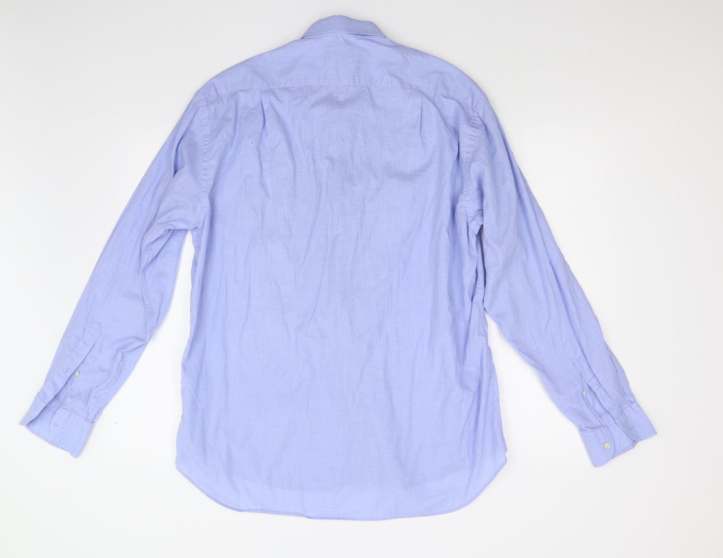 George Barrow Mens Blue    Button-Up Size 42