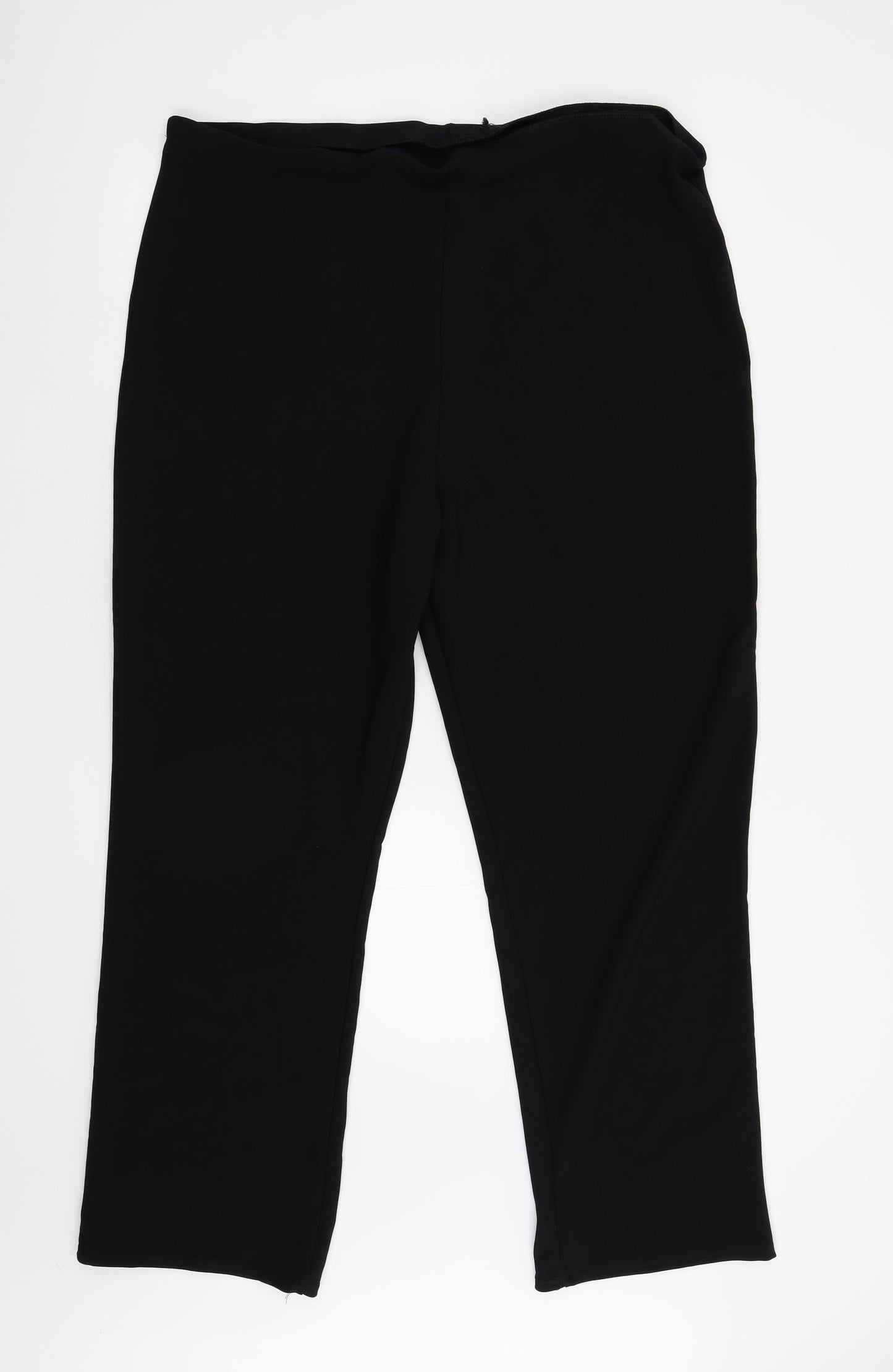 Preworn Womens Black   Trousers  Size 24 L29 in