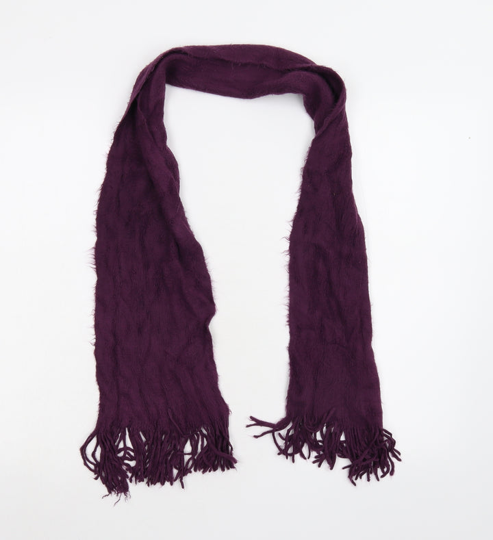 Preeworn Womens Purple Scarf