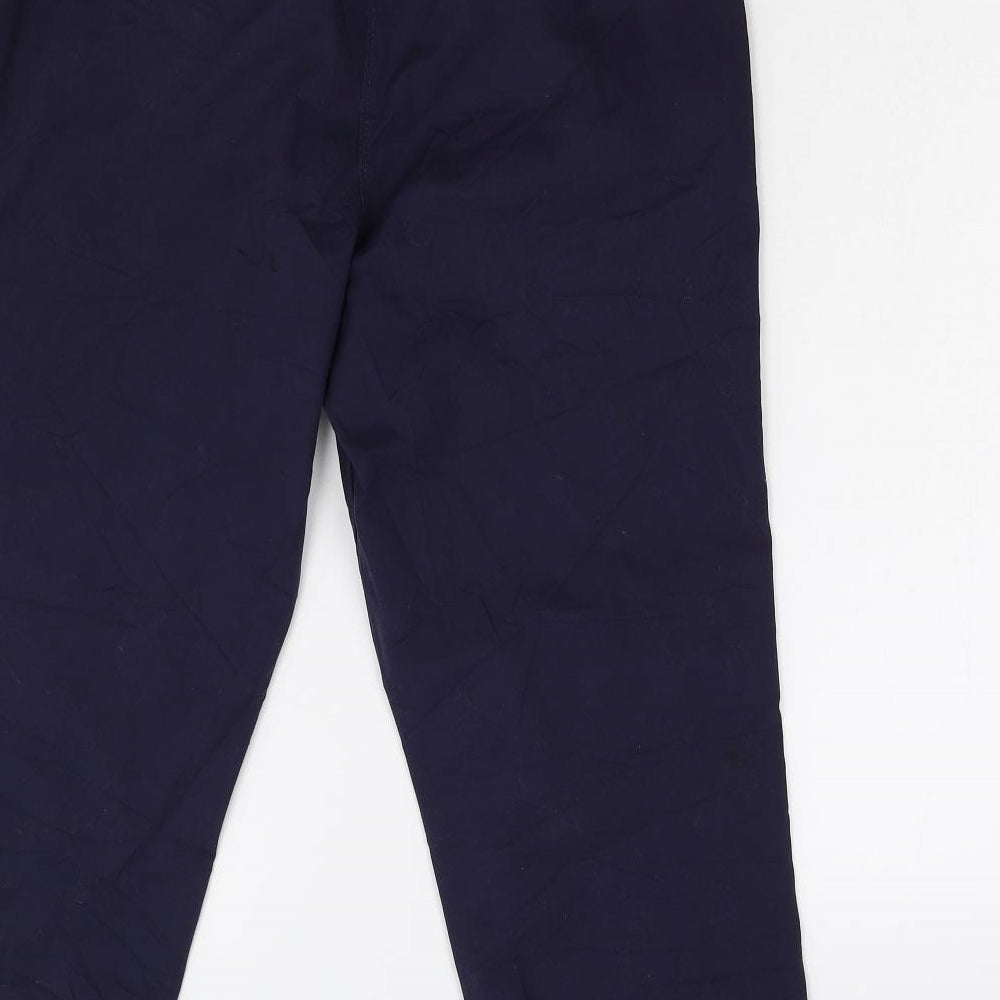 NEXT Womens Blue   Cropped Trousers Size 12 L23 in