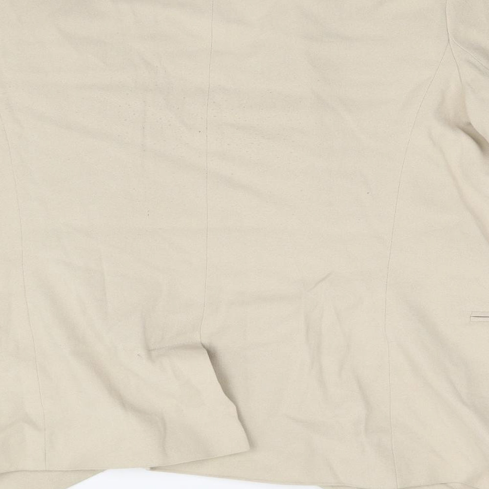 French Connection Womens Beige   Jacket Blazer Size 14