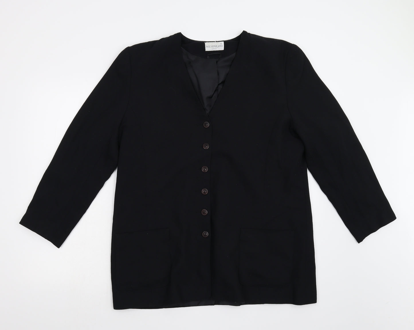 Paul Seperates Womens Black   Jacket Suit Jacket Size 18