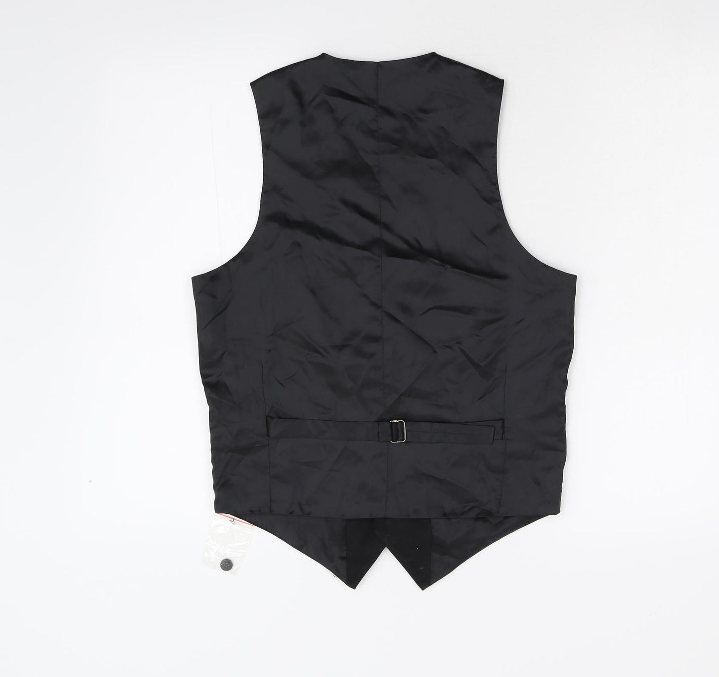 ASOS Mens Black   Jacket Suit Waistcoat Size 38