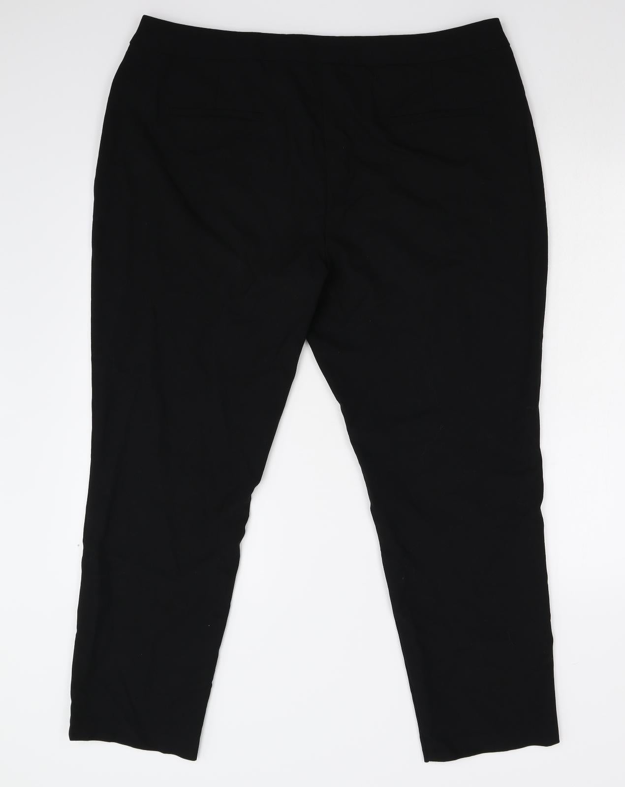 Principles Womens Black   Trousers  Size 18 L27 in
