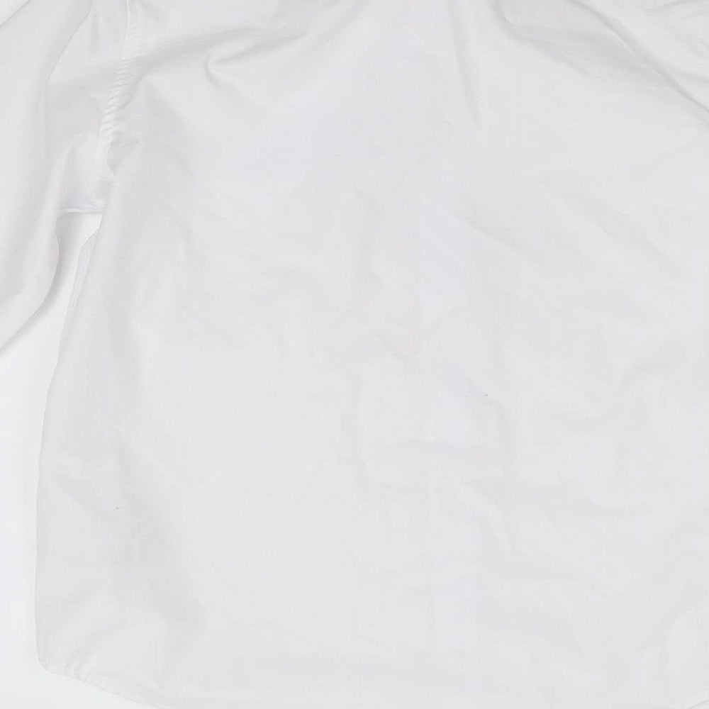 Pep & Co Boys White   Basic Button-Up Size 10-11 Years