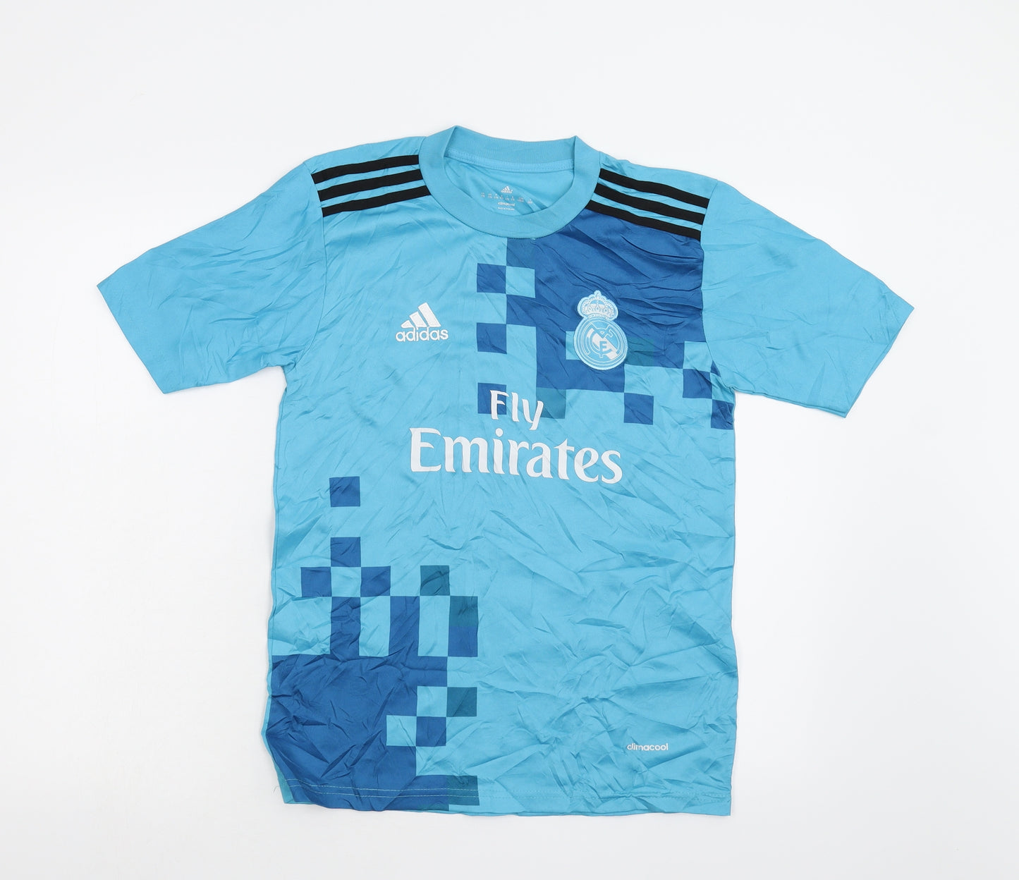 adidas Boys Blue   Basic T-Shirt Size 13 Years  - Ronaldo 7