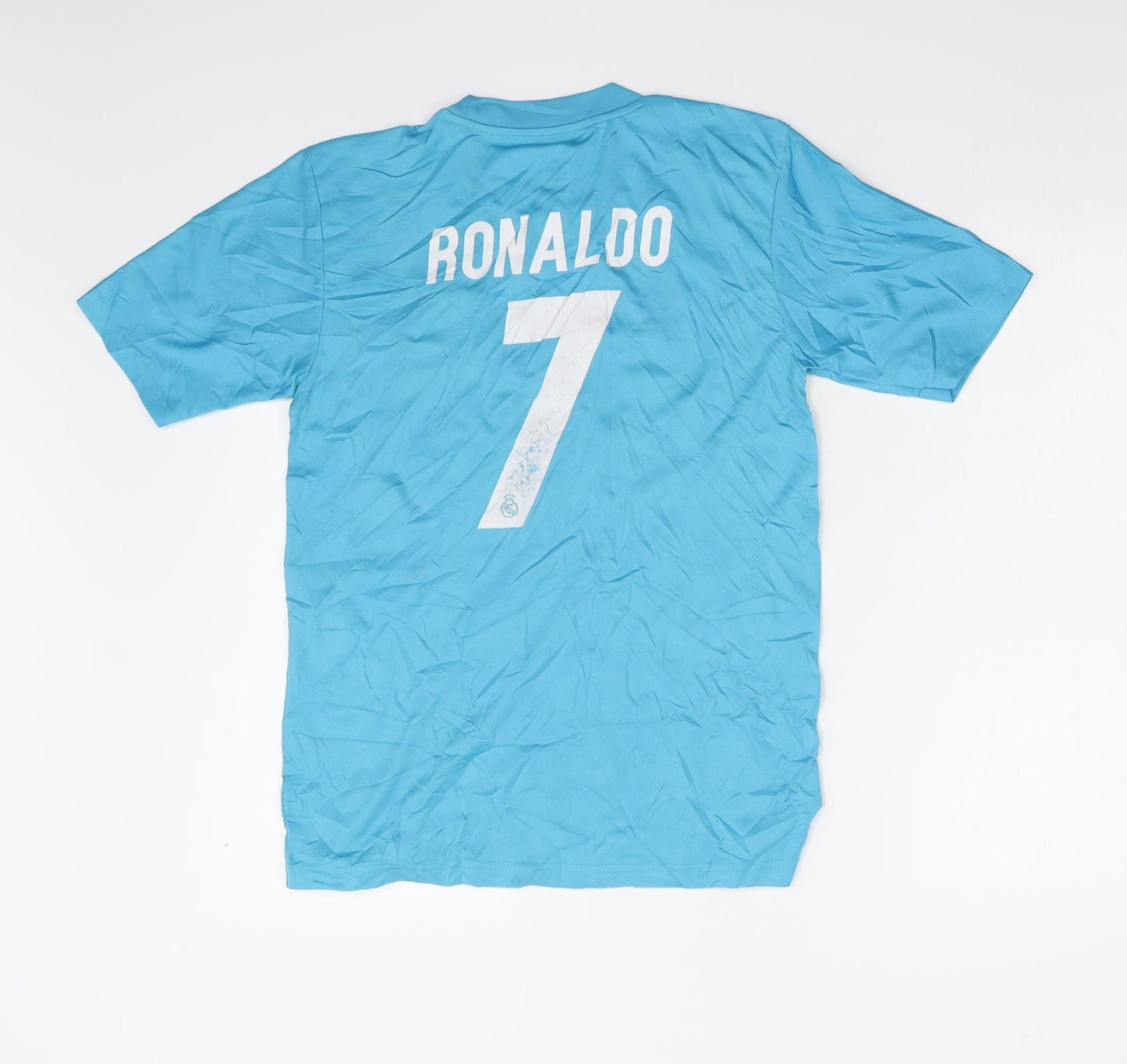 adidas Boys Blue   Basic T-Shirt Size 13 Years  - Ronaldo 7