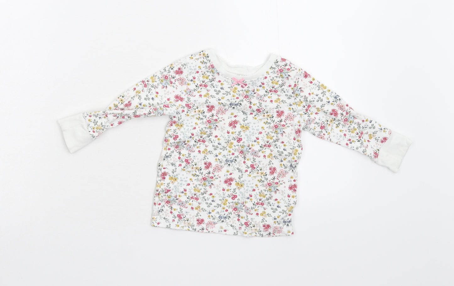 NEXT Baby Multicoloured Floral  Basic T-Shirt Size 12-18 Months