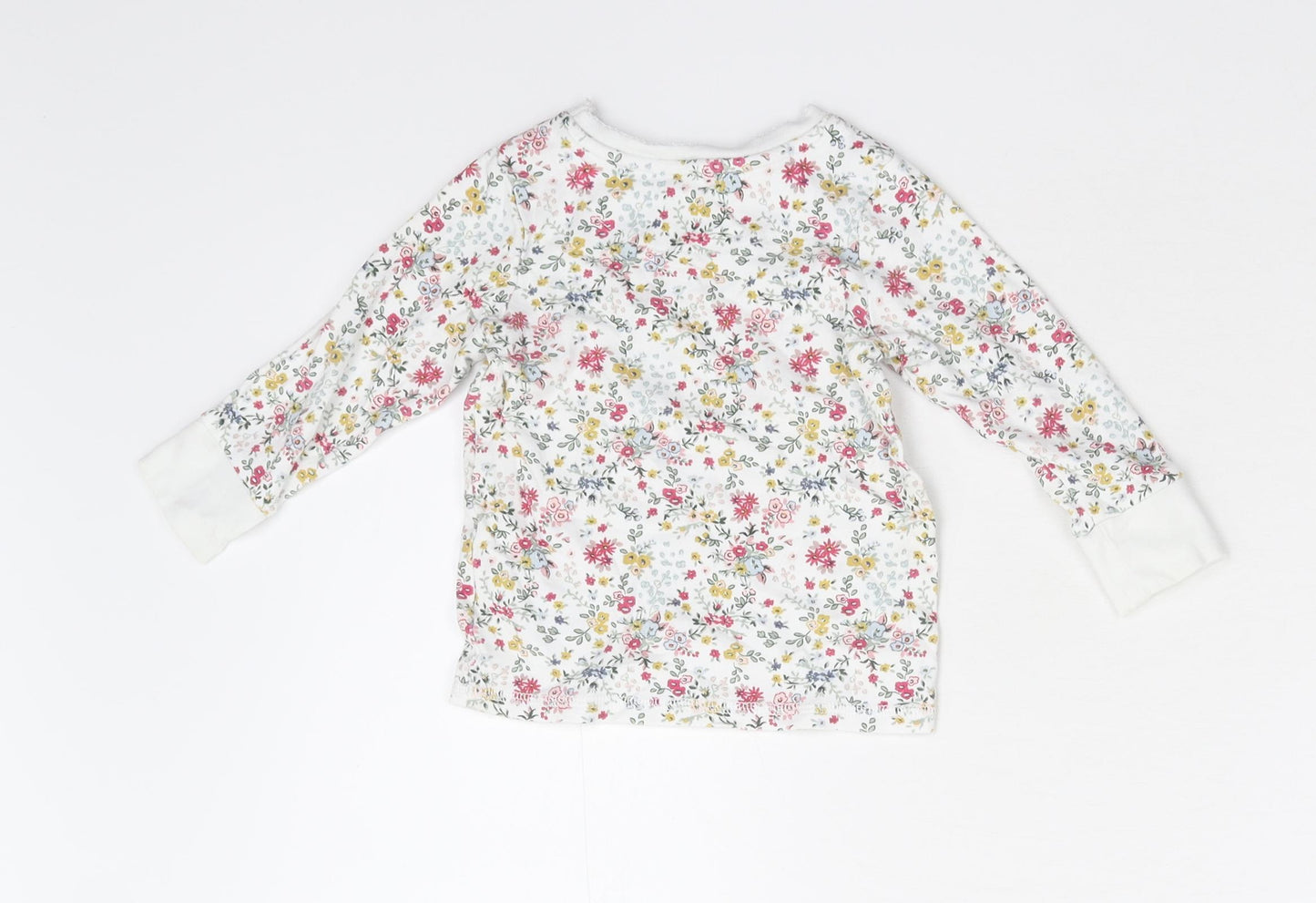 NEXT Baby Multicoloured Floral  Basic T-Shirt Size 12-18 Months
