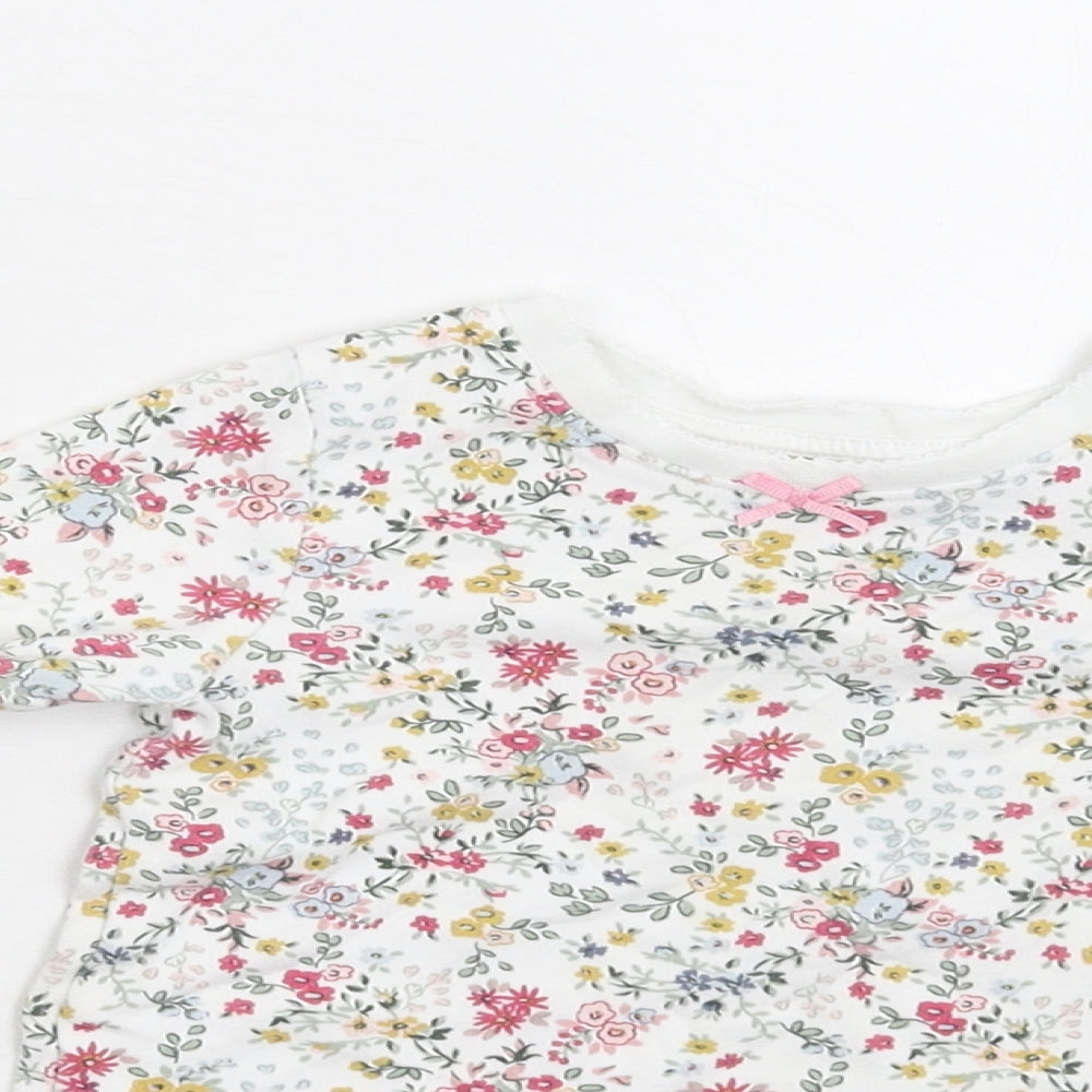 NEXT Baby Multicoloured Floral  Basic T-Shirt Size 12-18 Months