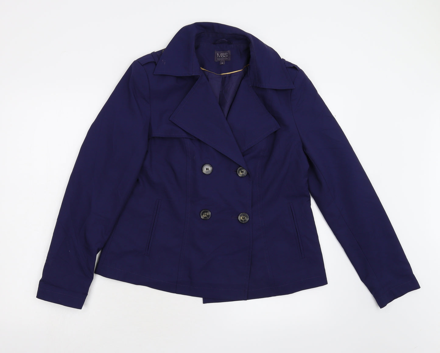 M&S Womens Blue   Jacket  Size 10