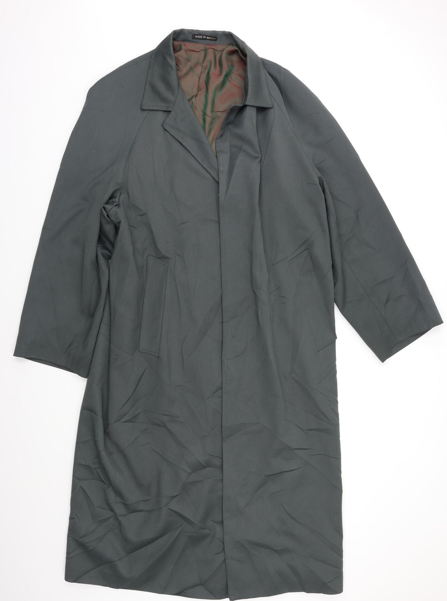 Woods & Gray Mens Green   Overcoat Coat Size M