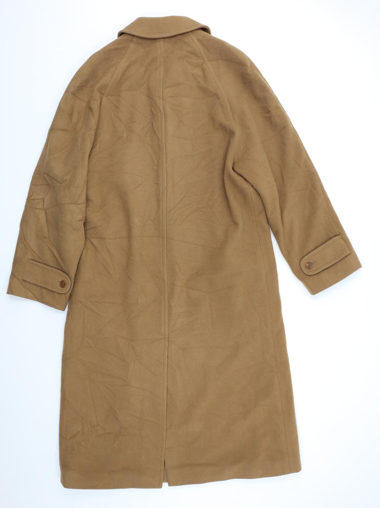 Preworn Womens Beige   Overcoat Coat Size M