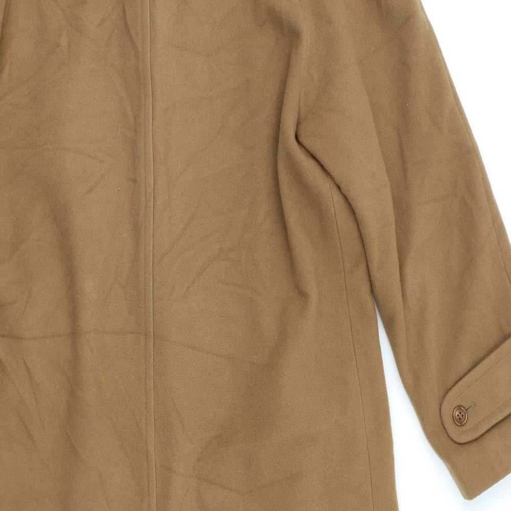 Preworn Womens Beige   Overcoat Coat Size M