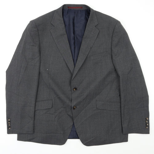 M&S Mens Grey   3 Piece Blazer Size 44