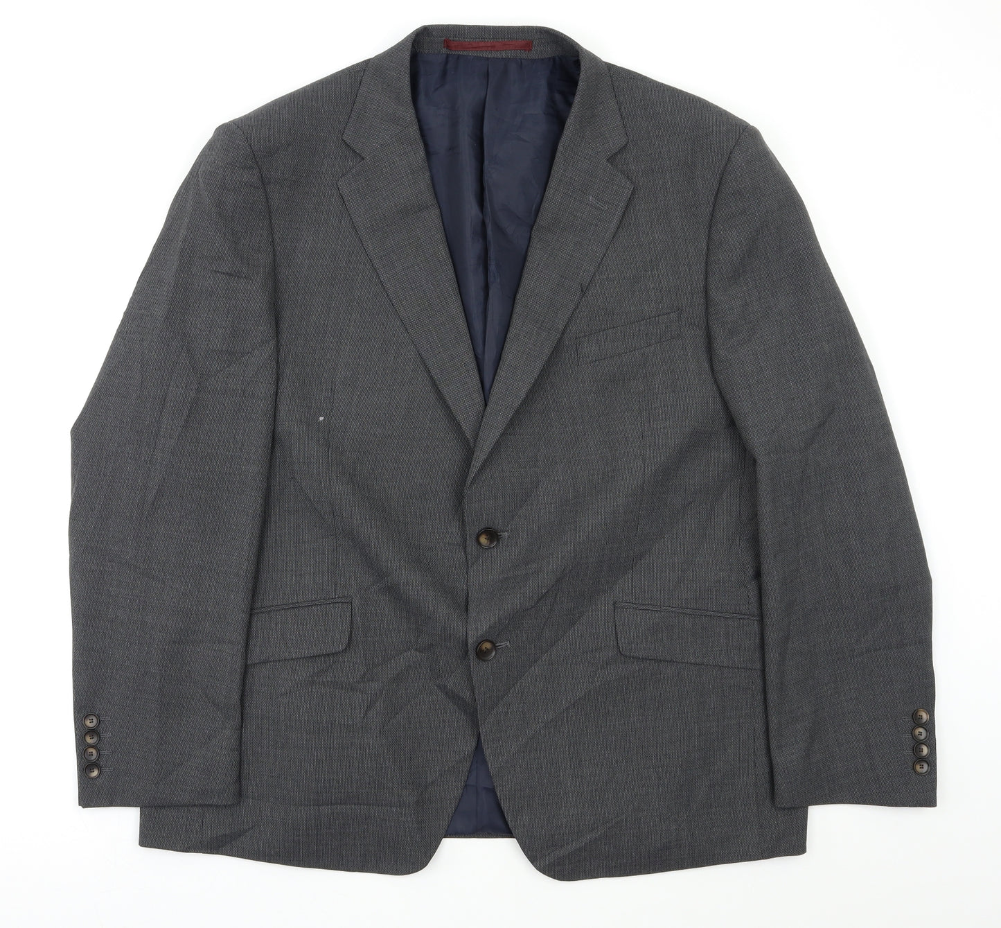 M&S Mens Grey   3 Piece Blazer Size 44