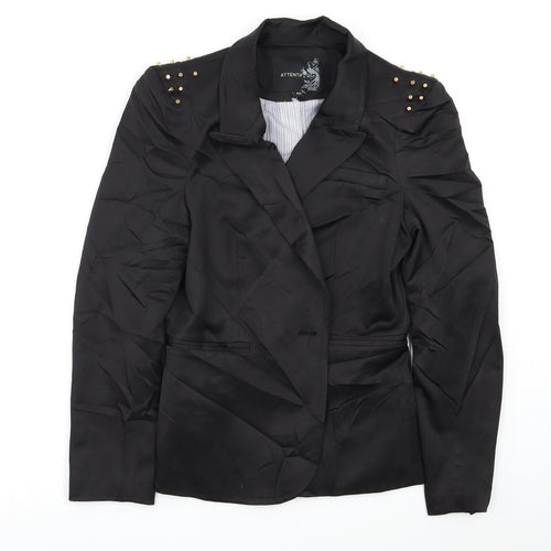 Attentif Womens Black   Jacket Blazer Size 10