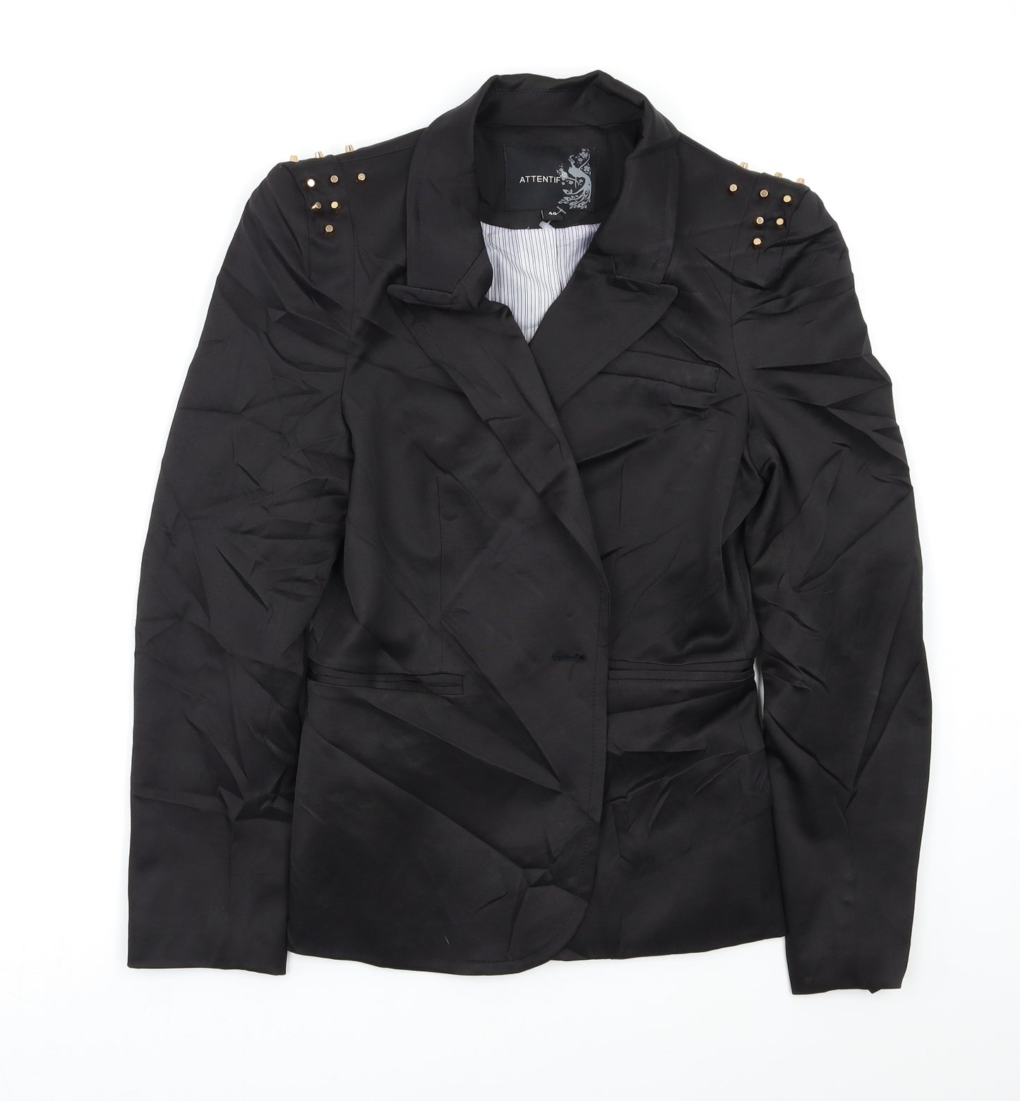Attentif Womens Black   Jacket Blazer Size 10