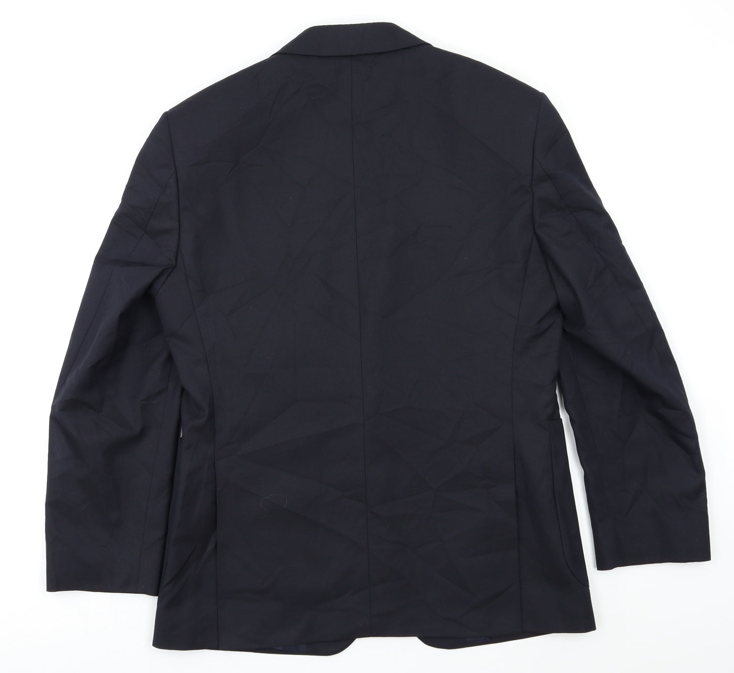 M&S Mens Black   3 Piece Blazer Size 38