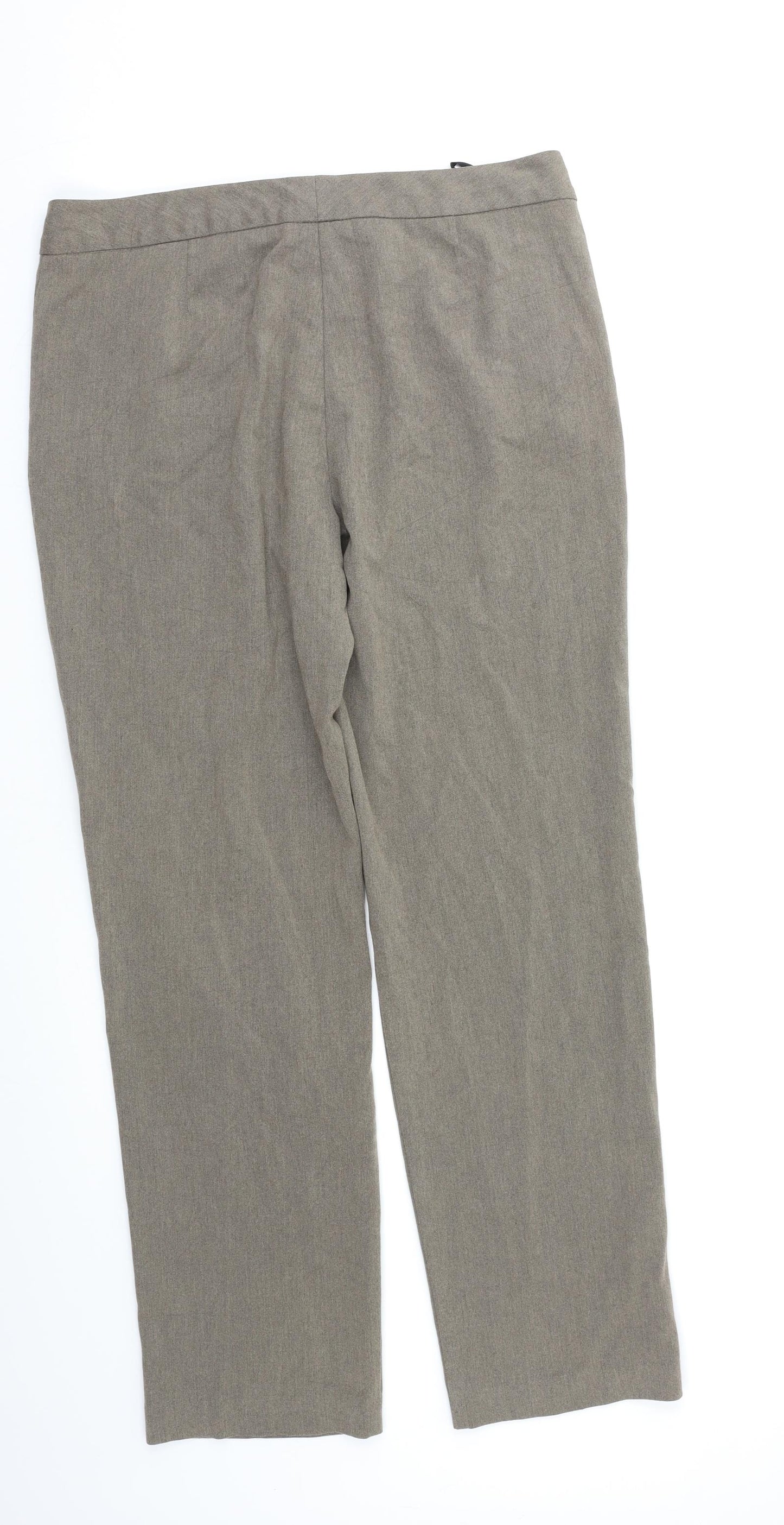 M&S Womens Beige   Trousers  Size 14 L29 in