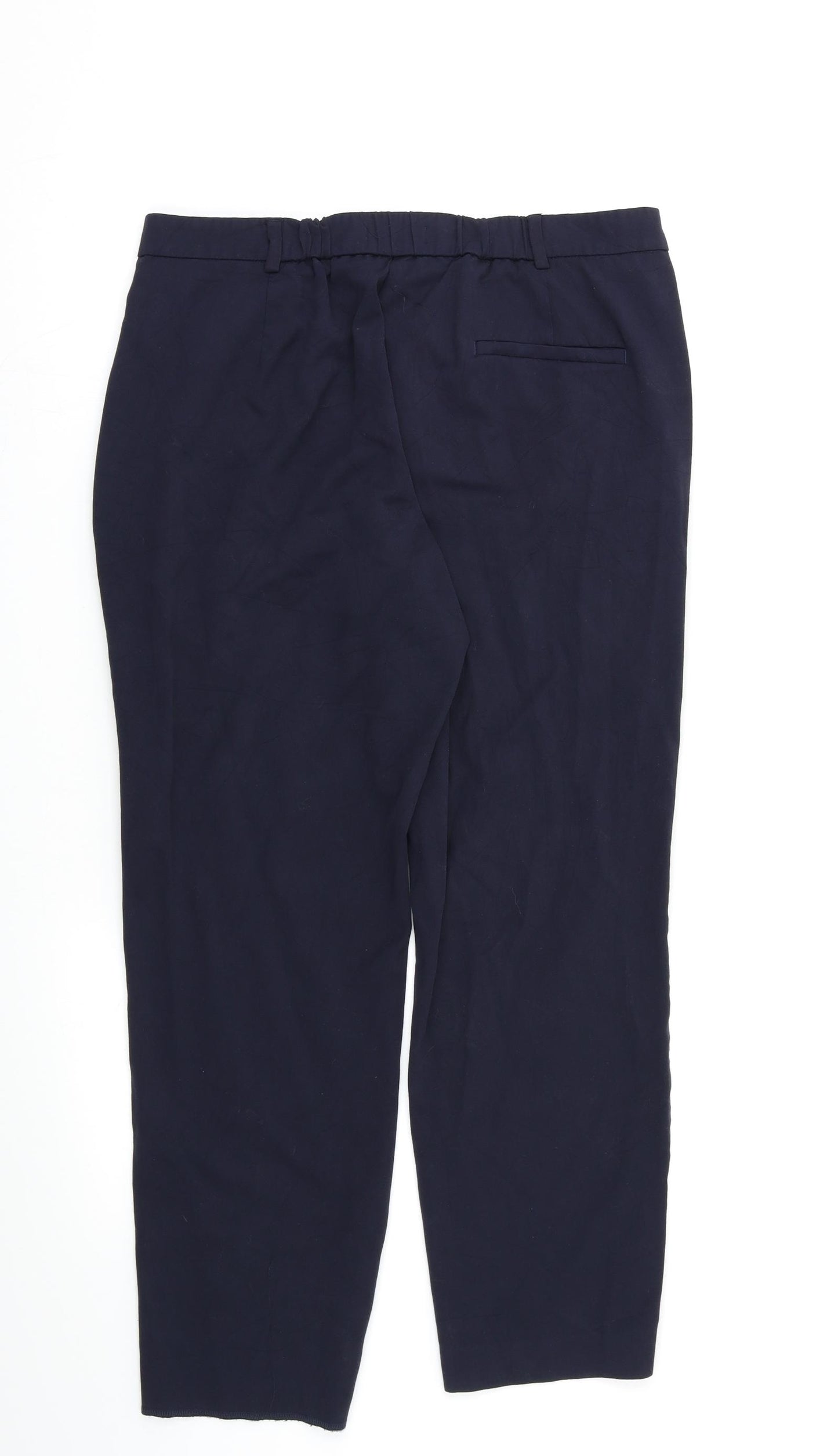 Ann Davey Womens Blue   Dress Pants Trousers Size M L26 in