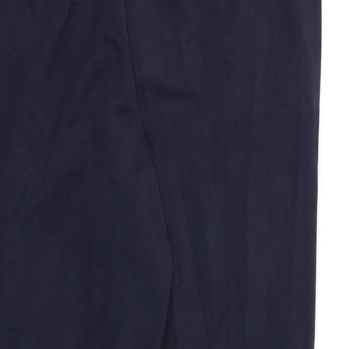 Ann Davey Womens Blue   Dress Pants Trousers Size M L26 in
