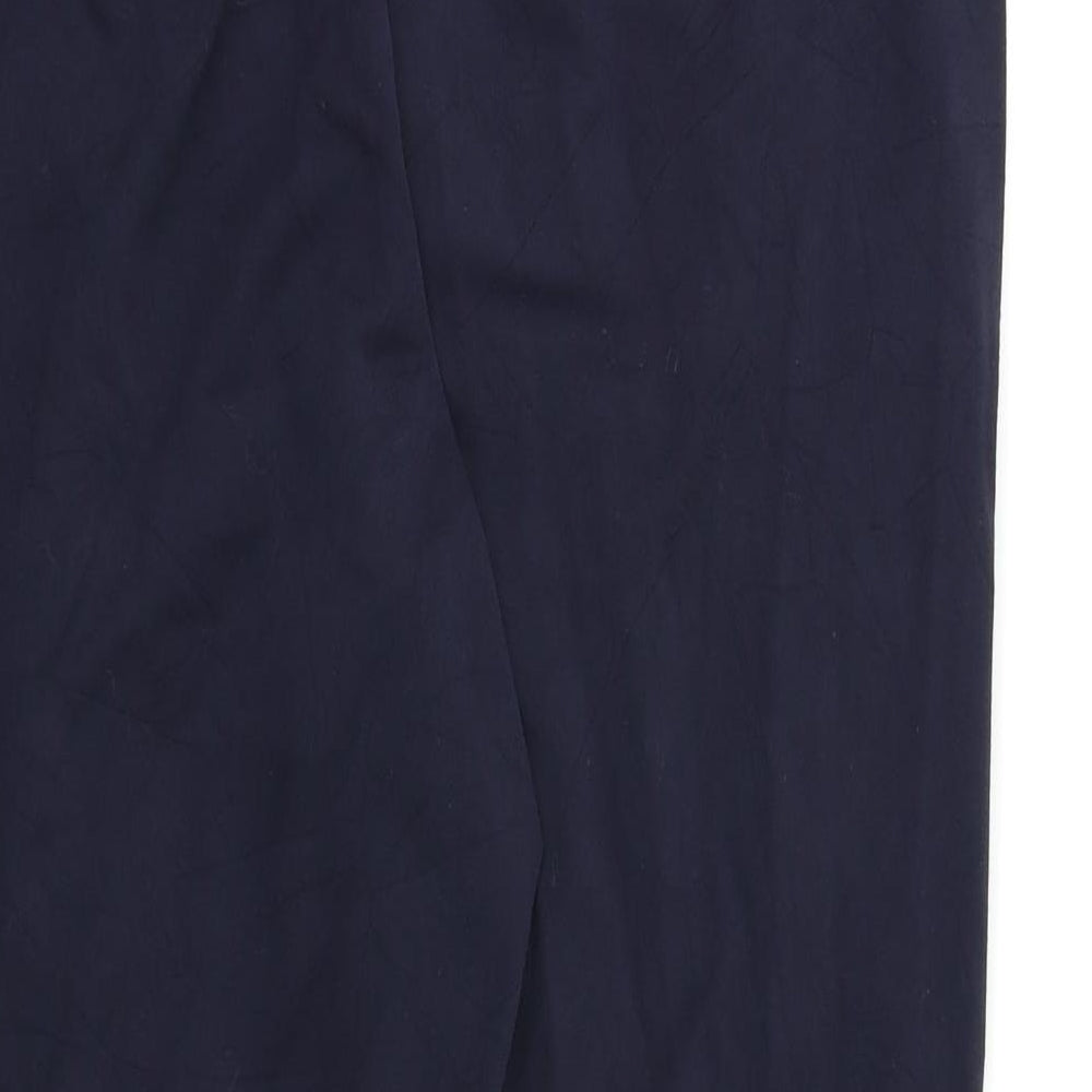 Ann Davey Womens Blue   Dress Pants Trousers Size M L26 in
