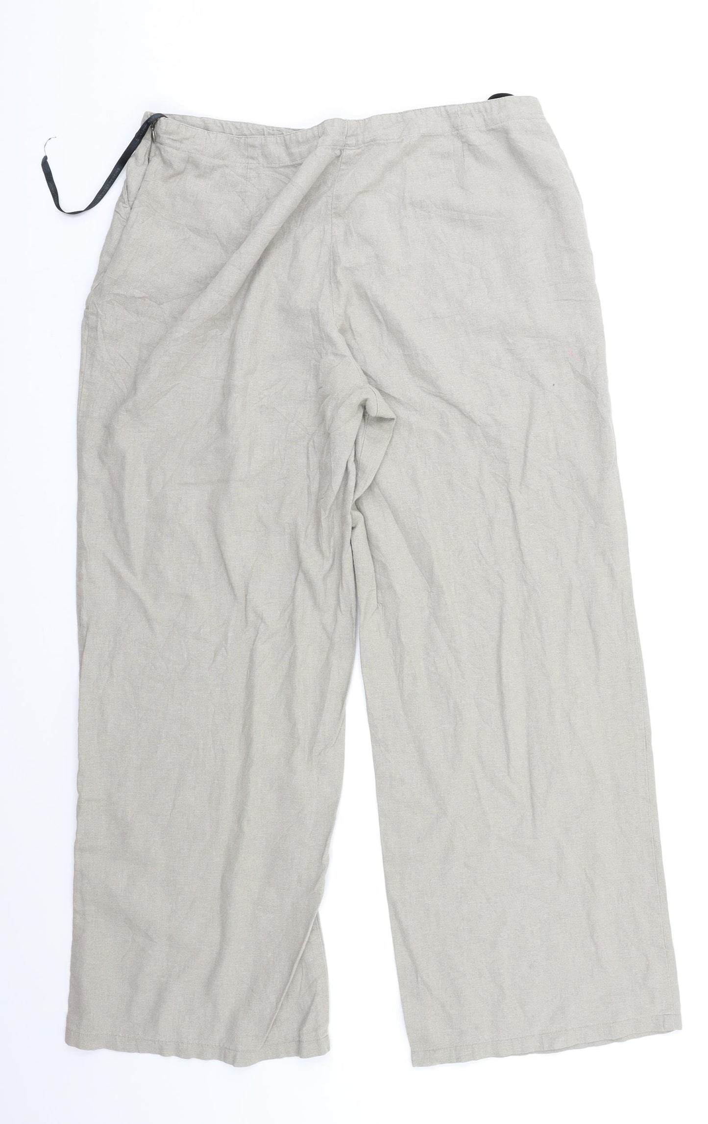 Dorothy Perkins Womens Beige   Trousers  Size 16 L25 in