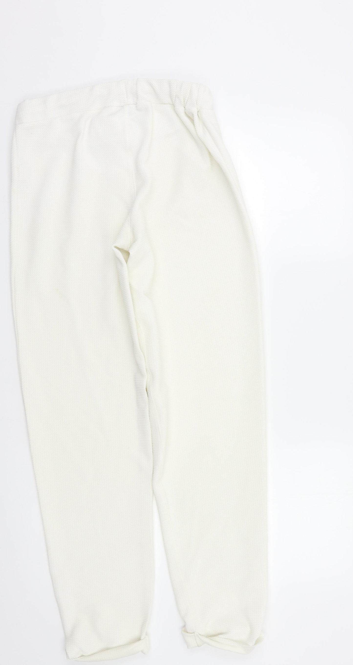 Zara Womens White   Trousers  Size S L27 in